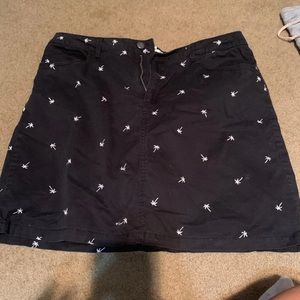 Palm tree skort